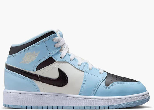 Nike Air Jordan 1 Mid Ice Blue (GS)