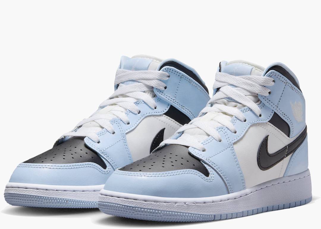 Nike Air Jordan 1 Mid Ice Blue (GS)