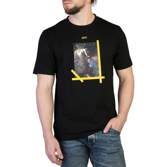 Off-White T-shirt Nero Uomo